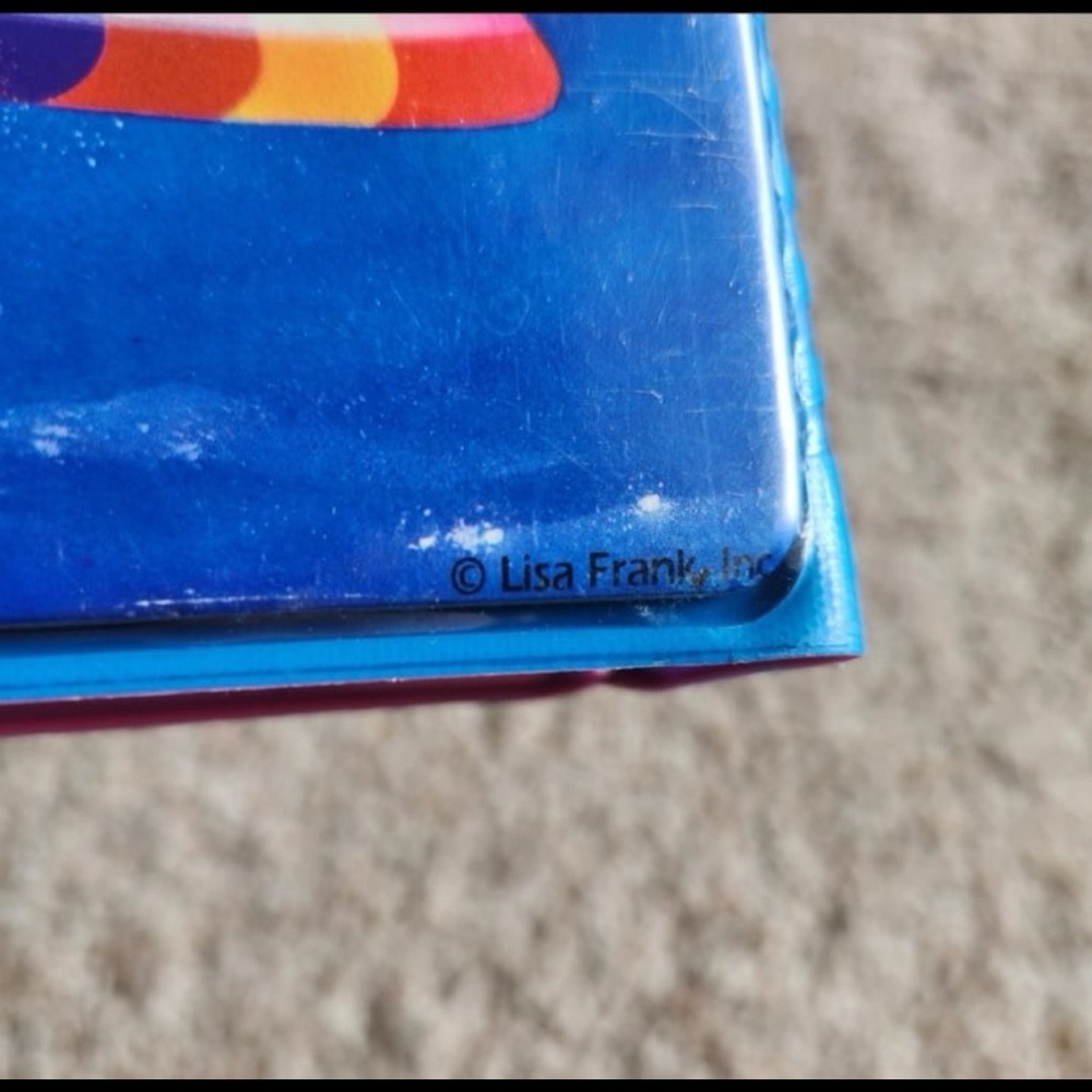 Lisa Frank Binder Vintage 1989 Penguin Surfing Beach Stuart Hall Trapper Keeper - Picture 10 of 12